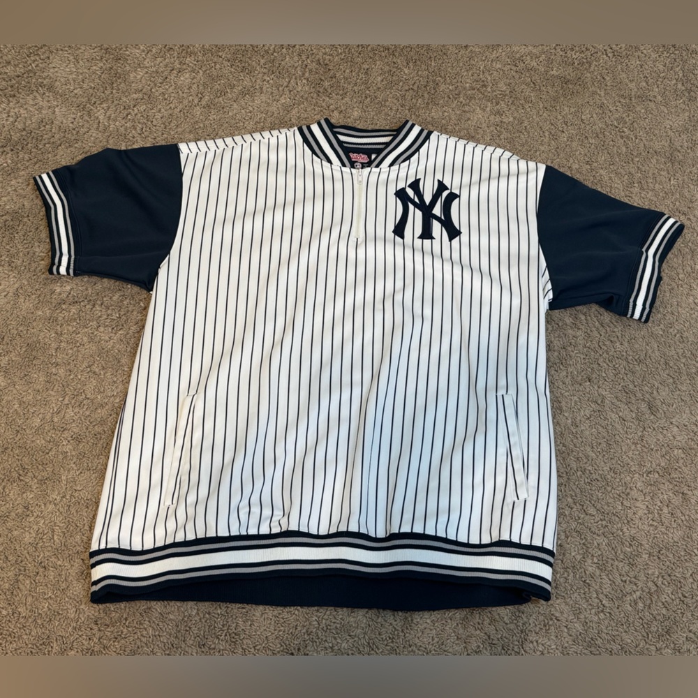 Stitches MLB New York Yankees Zip Up Pullover Jersey 3XL XXXL